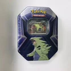 Triple Whammy Collector Sealed Tin Pokemon TCG - Tyranitar - Image 1