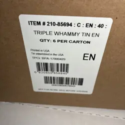 Pokemon TCG Triple Whammy Tin Case of 6 SEALED BOX - Tyranitar Slaking Darkrai - Image 4