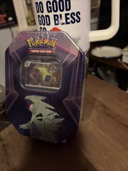 Pokemon TCG Tyranitar Triple Whammy Tin Factory Sealed - Image 2