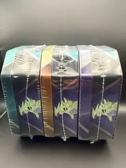 Pokemon Triple Whammy Tin Set of 3 Tyranitar Slaking, Darkrai 🚀Destined Rivals - Image 3