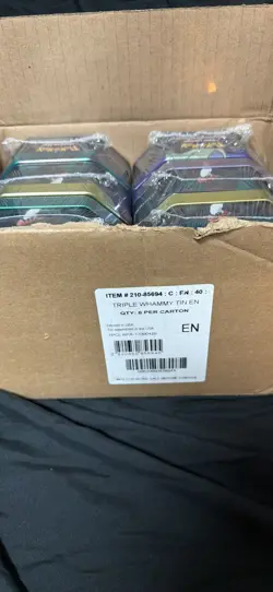 Pokemon Triple Whammy Tins Sealed Case of 6 Tins 2Destined And 1 Journey Per Tin - Image 4