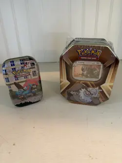 Pokemon TCG: Lumiose City Salamence Mini Tin & Slaking Triple Whammy Tin New - Image 1