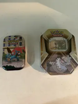 Pokemon TCG: Lumiose City Salamence Mini Tin & Slaking Triple Whammy Tin New - Image 2