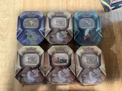 Pokemon TCG Triple Whammy Tin (Lot Of 6!) - Image 1