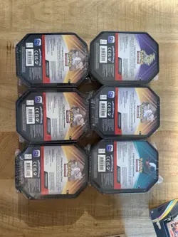 Pokemon TCG Triple Whammy Tin (Lot Of 6!) - Image 2