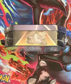 Triple Whammy Tin: Tyranitar Holo Promo. 3 booster Packs Factory Sealed Pokemon - Image 5