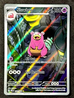 Pokemon Slowbro 090/084 IR ME05 Pitch Black NM Pack Fresh PSA 10 Candidate - Image 1