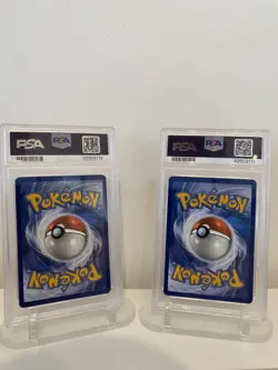 Pokemon TCG Full Art Lunala GX Solgaleo GX Gold Promo PSA 10 - Image 2