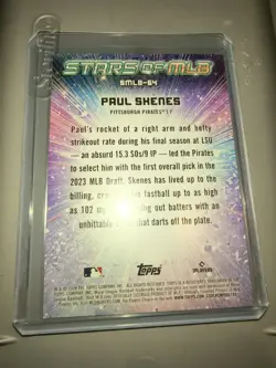 2024 Topps Update Series - Stars of Mlb Paul Skenes #SMLB-64 (RC) - Image 2