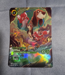 Disney Lorcana Tod & Copper Best of Friends Enchanted Foil 236/207 EN-13 EN - Image 1
