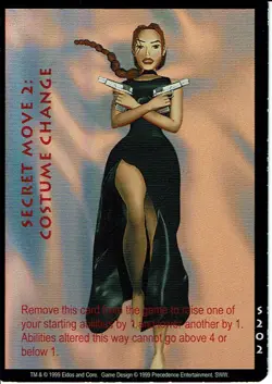 TOMB RAIDER CCG SLIPPERY WHEN WET CARD S202 SECRET MOVE 2: COSTUME CHANGE - Image 1