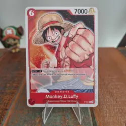 Monkey D Luffy Pre-Errata P-001 Promotion Pack 2022 One Piece Promo - Image 1
