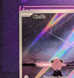 Cleffa 202/197 S&V Obsidian Flames Illustration Rare Full Art Pokemon TCG Card - Image 3