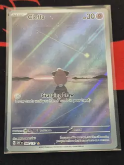 Pokemon TCG Cleffa Card 202/197 Obsidian Flames Illustration Rare - Image 1