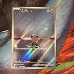 Pokemon TCG Cleffa Card 202/197 Obsidian Flames Illustration Rare - Image 1