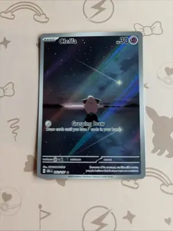 Pokemon TCG Cleffa Sv03: Obsidian Flames Holo Illustration Rare Card 202/197 - Image 1