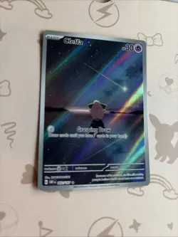 Pokemon TCG Cleffa Sv03: Obsidian Flames Holo Illustration Rare Card 202/197 - Image 2