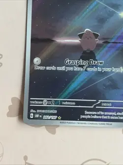 Pokemon TCG Cleffa Sv03: Obsidian Flames Holo Illustration Rare Card 202/197 - Image 4