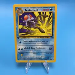 Pokemon Cards Tentacruel 44/62 1st Edition Fossil WOTC Uncommon NM - Image 1