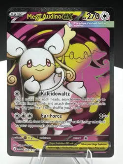 Pokemon Card - Mega Audino ex Ascended Heroes 253/217 2026 Ultra Rare Near Mint - Image 3