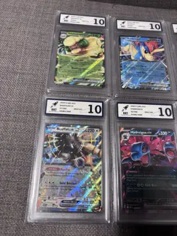 Bundle 6 Pokemon Card Slabs Bundle RKT Graded 10s White Flare Double Rare EN - Image 2