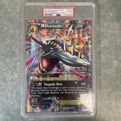 Pokemon TCG Black Star Promo: M Sharpedo EX XY200 Jumbo Oversized Card - PSA 4 - Image 1