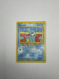 Totodile 85/105 Neo Destiny 1st Edition Pokemon Card Vintage 2000 MP - Image 1