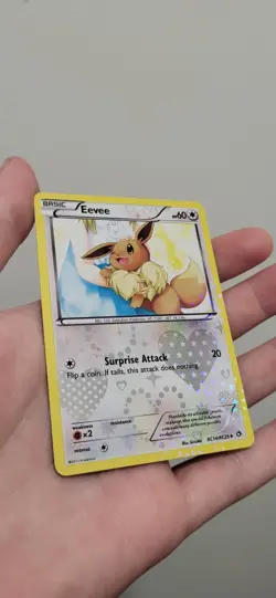 Pokemon TCG Eevee Holo Card RC14/RC25 Legendary Treasures Radiant Near MINT - Image 1