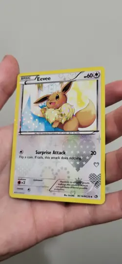 Pokemon TCG Eevee Holo Card RC14/RC25 Legendary Treasures Radiant Near MINT - Image 2