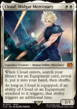 Cloud, Midgar Mercenary 10 Near Mint REG FF - Image 1