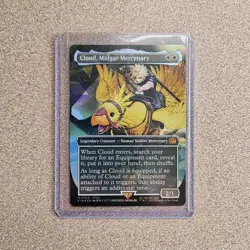 MTG | Cloud, Midgar Mercenary (Chocobo Track Foil) FF #0564 - Image 1