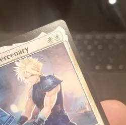 MTG Final Fantasy Cloud, Midgar Mercenary 0010 Borderless Foil Mythic - Image 3