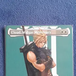 Cloud, Midgar Mercenary Final Fantasy Borderless Mtg - Image 3