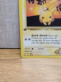 Lt. Surge's Pikachu 84/132 1st Edition Gym Challenge Non-Holo Pokemon Card TCG - Image 5