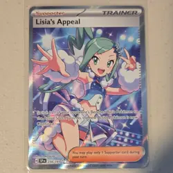 Pokemon Lisia's Appeal 234/191 SV08 Surging Sparks Ultra Rare Holo Full Art EN - Image 1