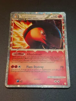 Pokemon Heartgold & Soulsilver Typhlosion Prime 110/123 Holo, LP - Image 1