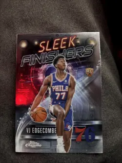 2025-26 Topps Chrome - Sleek Finishers VJ Edgecombe #SF-23 (RC) - Image 1
