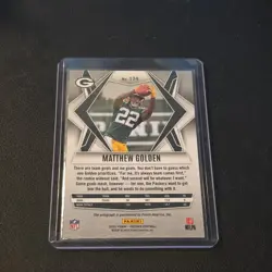 2025 Panini Phoenix - Rookies Matthew Golden #174 Lazer Autographs (AU, RC) - Image 2