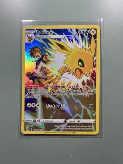 Jolteon TG04/TG30 Pokemon Brilliant Stars Trainer Gallery Holo Raw NM Mint - Image 1