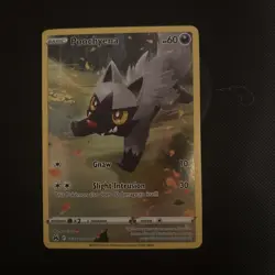 POOCHYENA GG33/GG70 HOLO CROWN ZENITH GALARIAN GALLERY POKEMON NM - Image 1