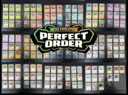 Pokemon TCG ME: Perfect Order 100% Complete Master Base Set (C/UC/RH/Holo/Ex) - Image 1
