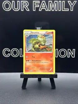 Arcanine 11/122 BREAKpoint English Pokemon Card TCG Regular 2016 LP - Image 1