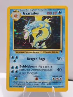 2002 Pokemon Legendary Collection Gyarados 12/110 Holo - Image 1