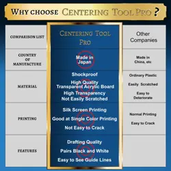 Centering Tool Pro Card Grading Kit PSA Pokemon Trading Cards TCG Black & Whi... - Image 5