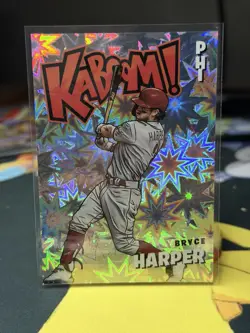 2022 Panini Absolute - Kaboom! Bryce Harper #K-BH Case Hit Super Clean! - Image 1