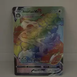 Snorlax VMAX 206/202 Rainbow Secret Rare Pokemon Sword & Shield Full Art NM/LP - Image 1