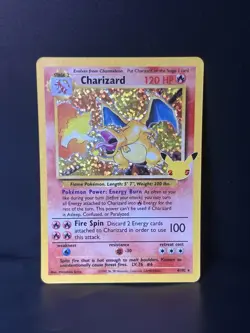 2021 POKEMON SWSH CELEBRATIONS CLASSIC COLLECTION #4/102 CHARIZARD HOLO RARE - Image 1