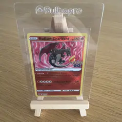 Pokemon Radiant Charizard 011/078 Radiant Rare Holo Pokemon GO Near Mint - Image 1