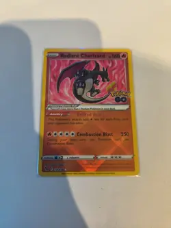 Pokemon TCG Radiant Charizard Holo Card Pokemon Go, 011/078, NM/M - Image 1