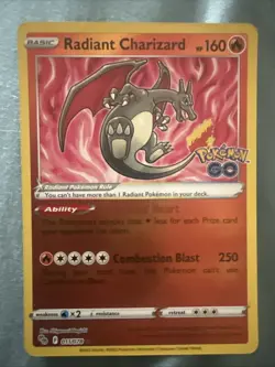 Radiant Charizard 011/078 Pokemon GO Holo - Image 1